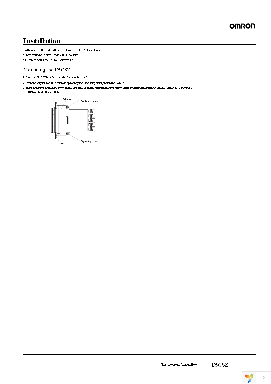 E5CSZ-R1T AC100-240 Page 11